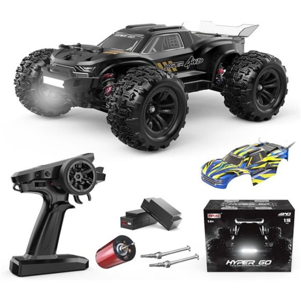 1/16 RTR Brushless Fast RC Cars for Adults, Max 42mph Electric Off-Road RC Truck